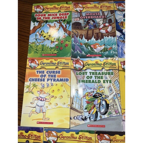 GERONIMO STILTON PAPERBACK CHAPTER BOOKS Scholastic Lot of 10 - Picture 2 of 7